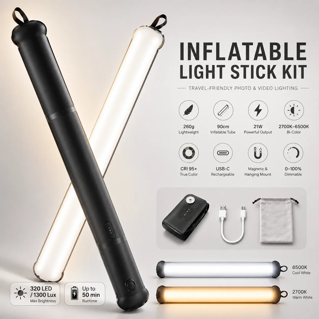GlowAir – Inflatable LED Light Stick
