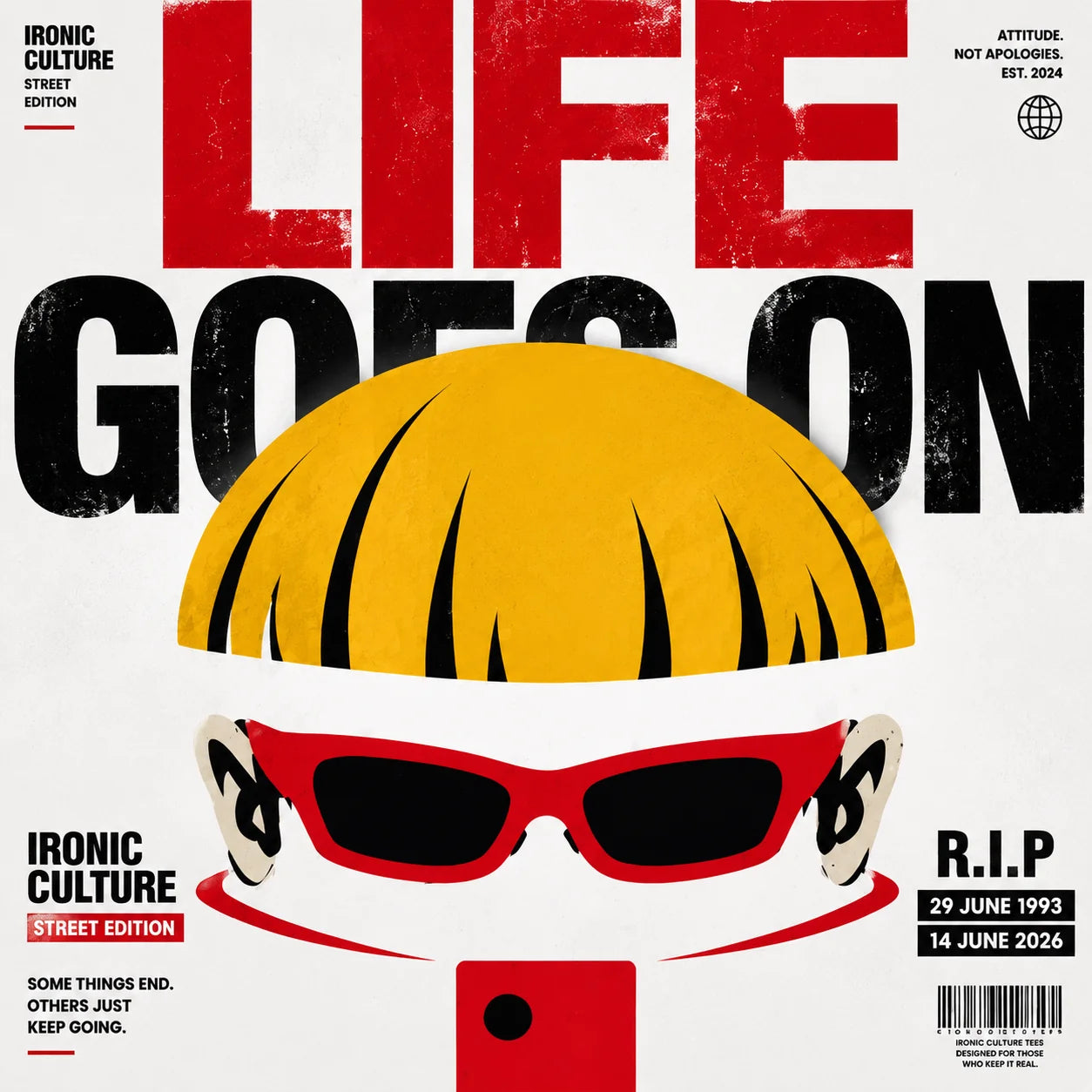 StreetVibe – Life Goes On Graphic Tee