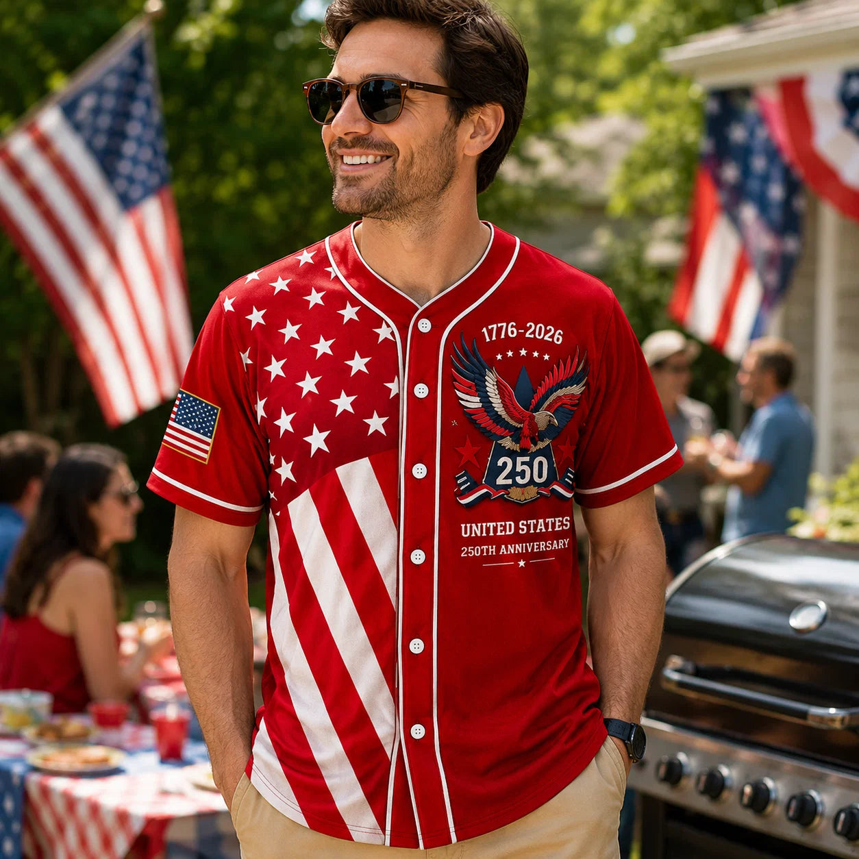 LibertyLegacy – 250th Anniversary Freedom Baseball Jersey
