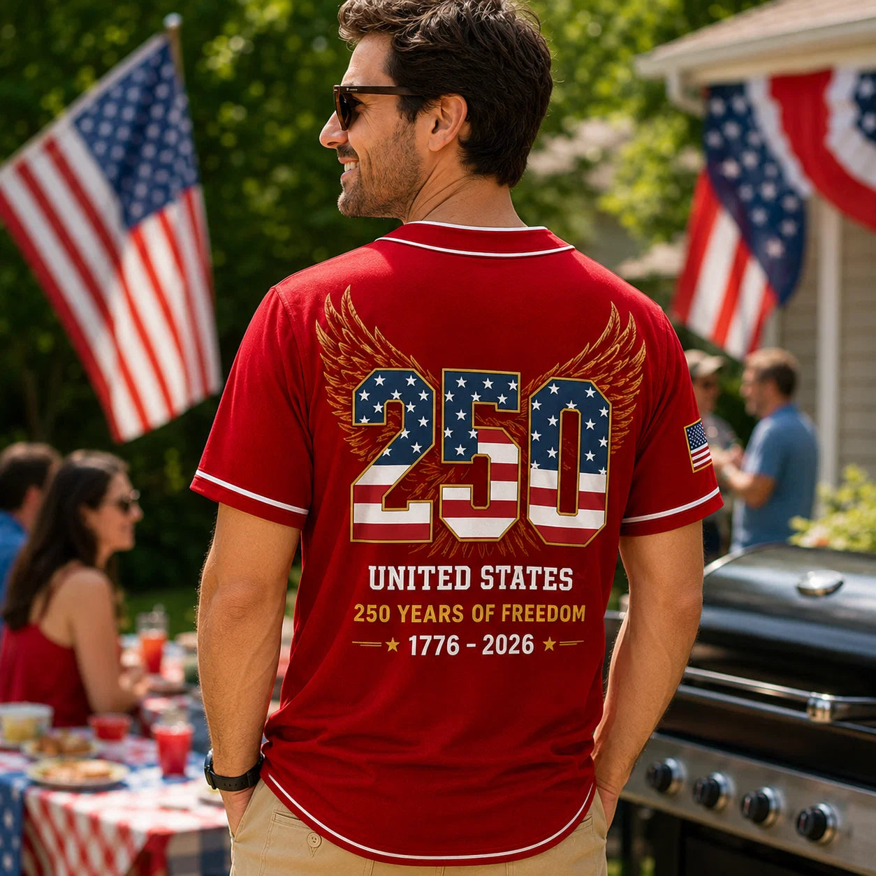 LibertyLegacy – 250th Anniversary Freedom Baseball Jersey