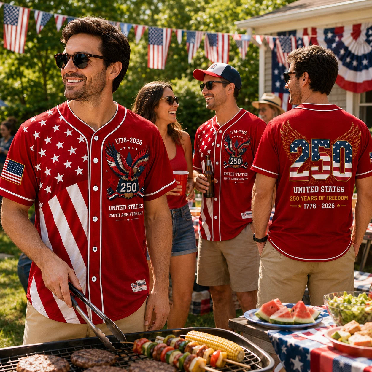 LibertyLegacy – 250th Anniversary Freedom Baseball Jersey