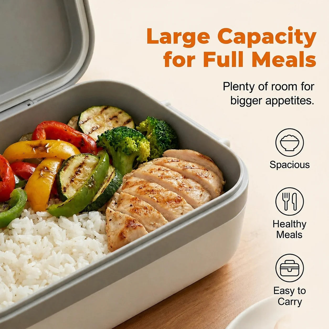 LunchVolt – Portable Deluxe Meal Warmer