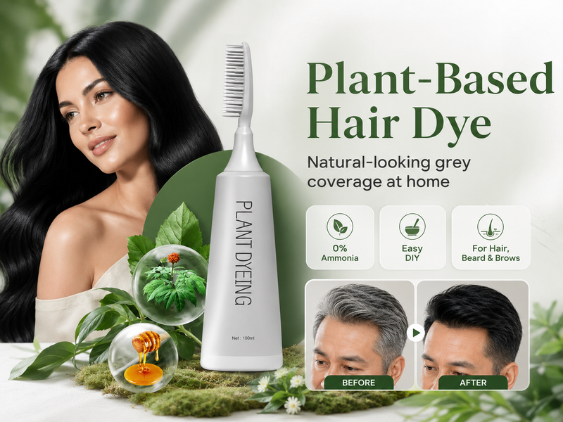HerbalShade – Natural Hair Color Comb