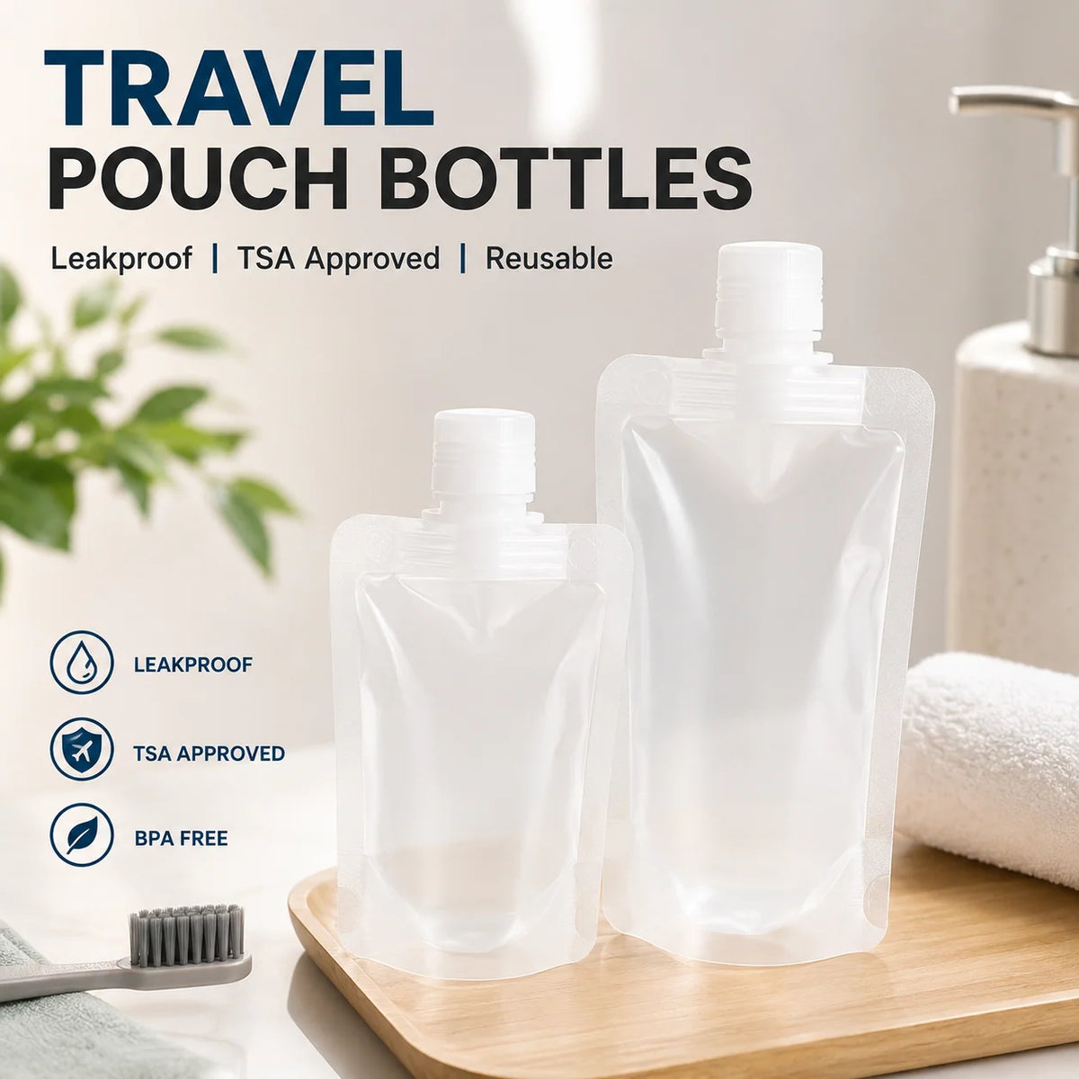 PourMate – Reusable Travel Liquid Containers