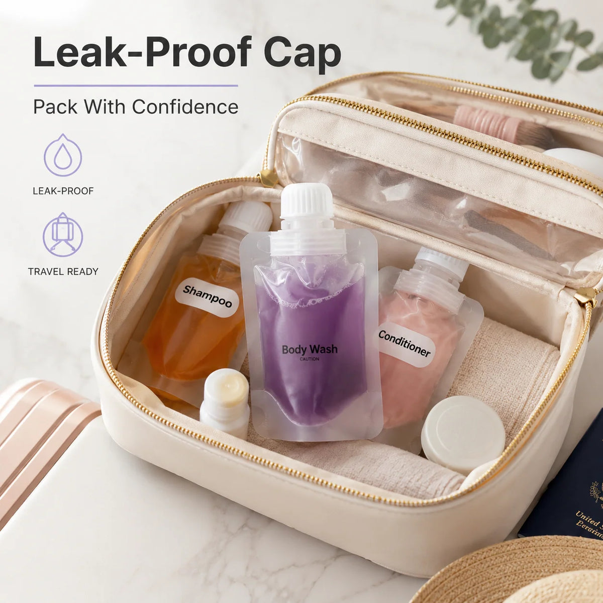 PourMate – Reusable Travel Liquid Containers