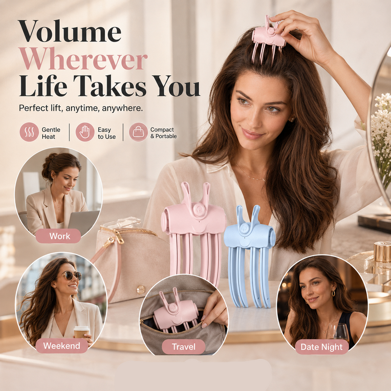 VoluLift – Rechargeable Hair Root Styling Clip