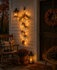 PumpkinCrest – 5-Pumpkin Fall Door Décor