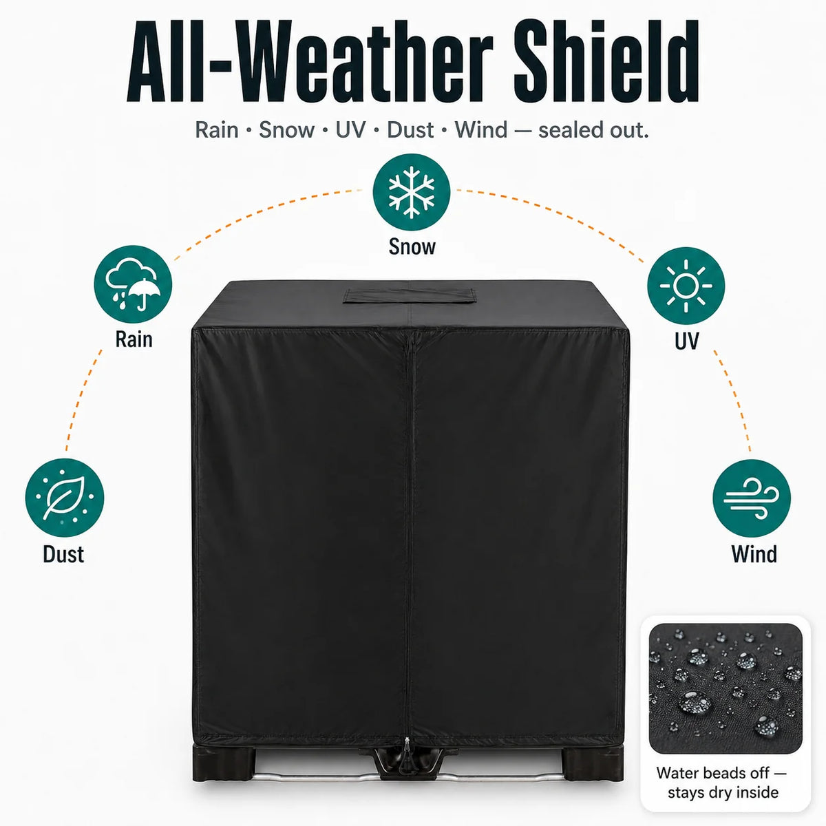 TankDefender – Heavy-Duty Outdoor Water Tank Cover