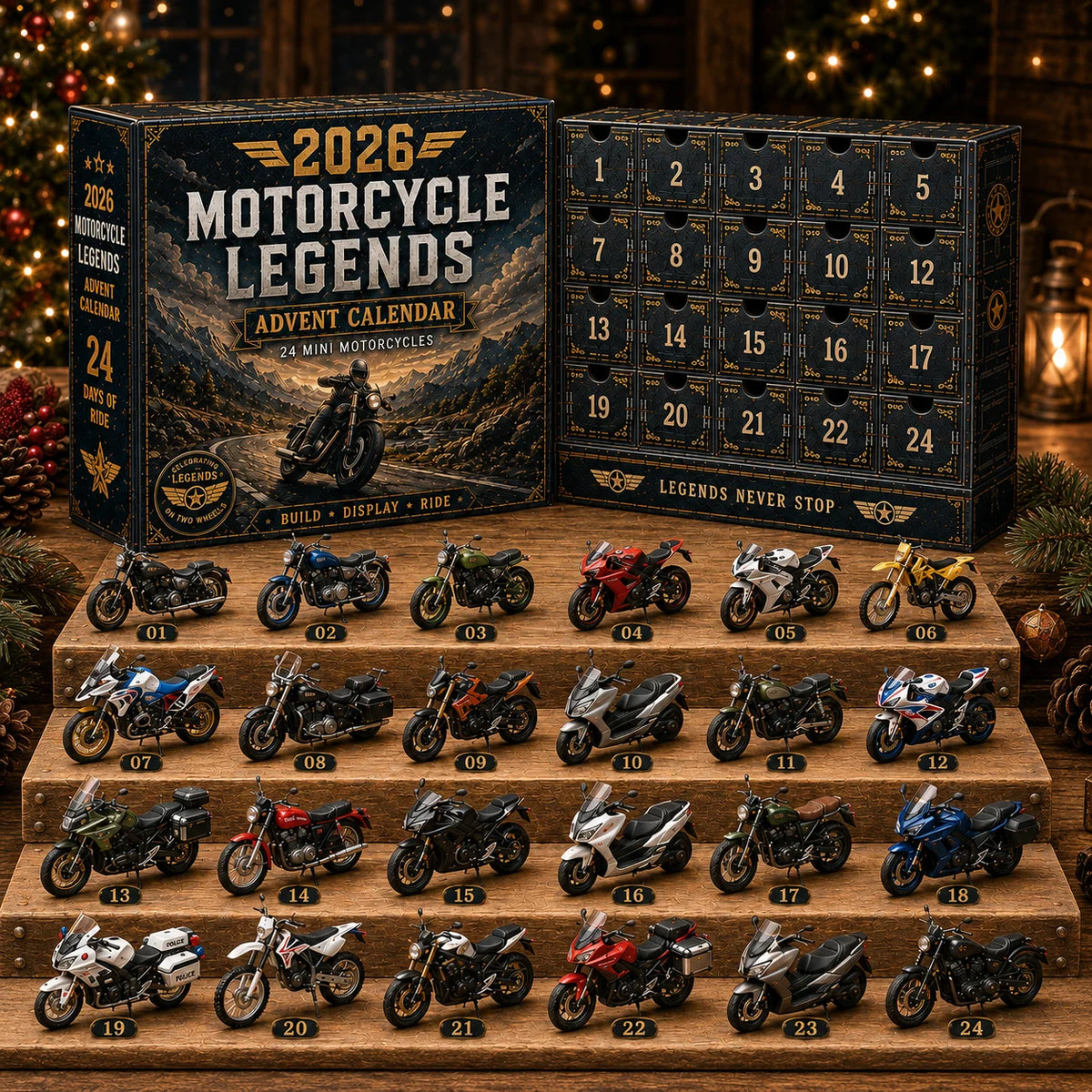 MotoLegacy – 24 Legendary Rides Christmas Countdown
