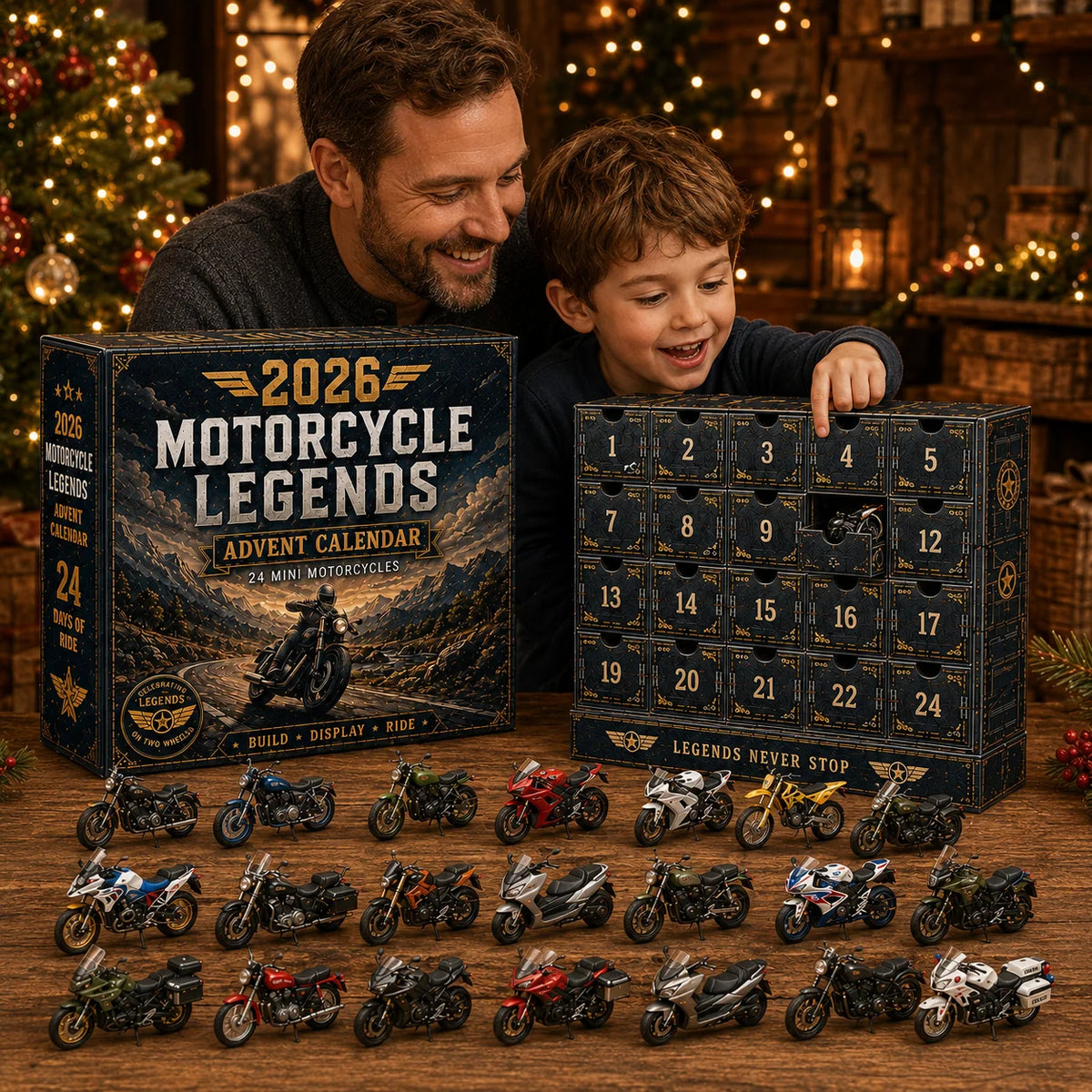 MotoLegacy – 24 Legendary Rides Christmas Countdown
