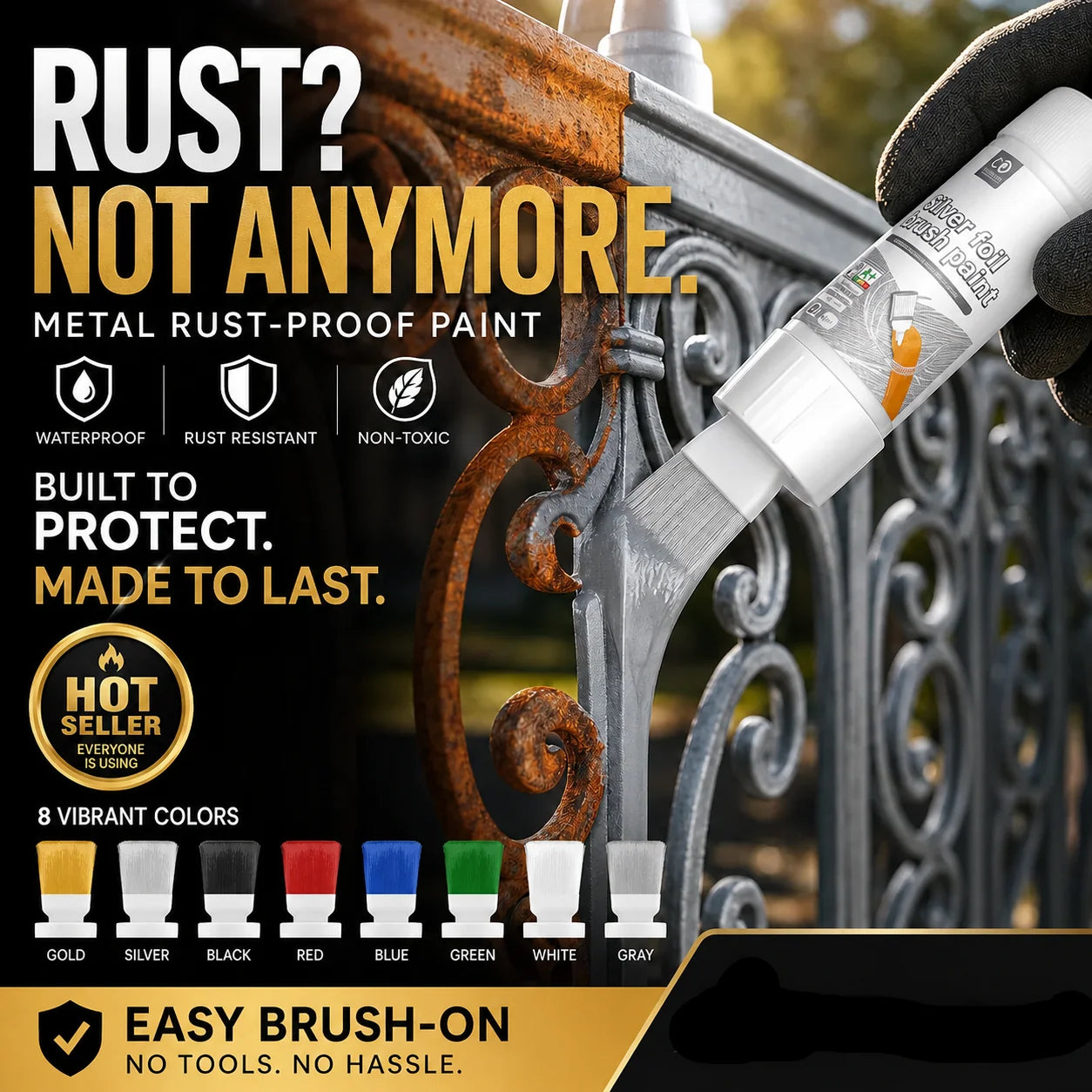 MetalRevive – Water-Based Metallic Restoration Paint