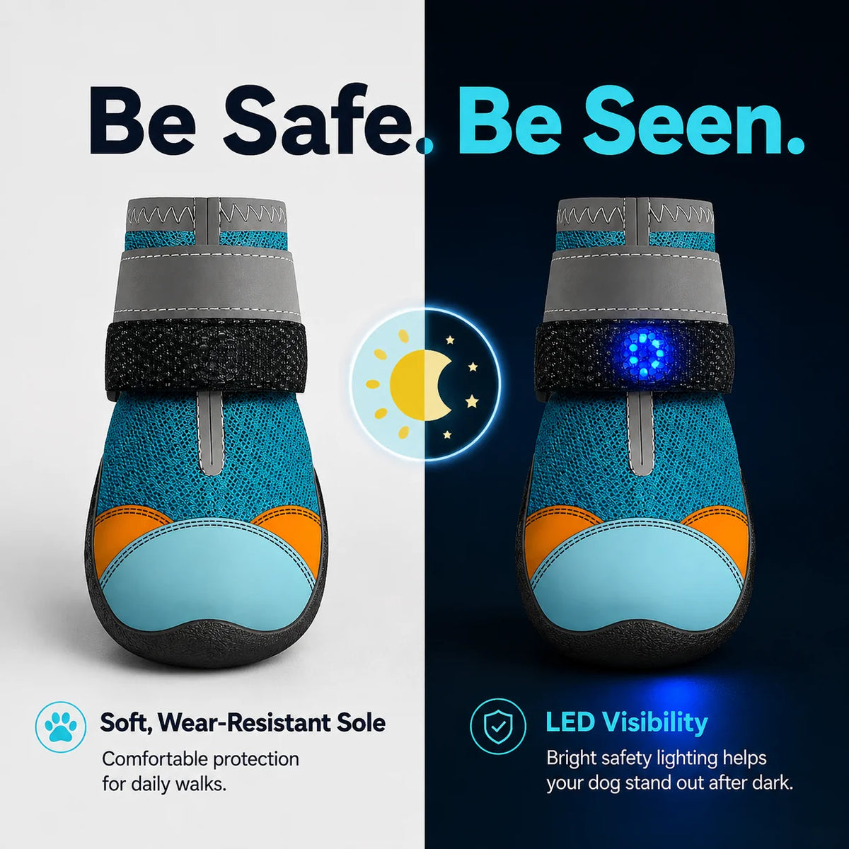 PawGlow – LED Comfort Dog Boots
