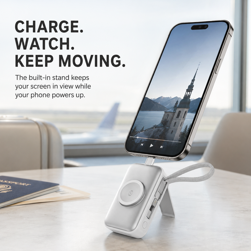 PowerPocket – Compact 5000mAh Travel Power Bank