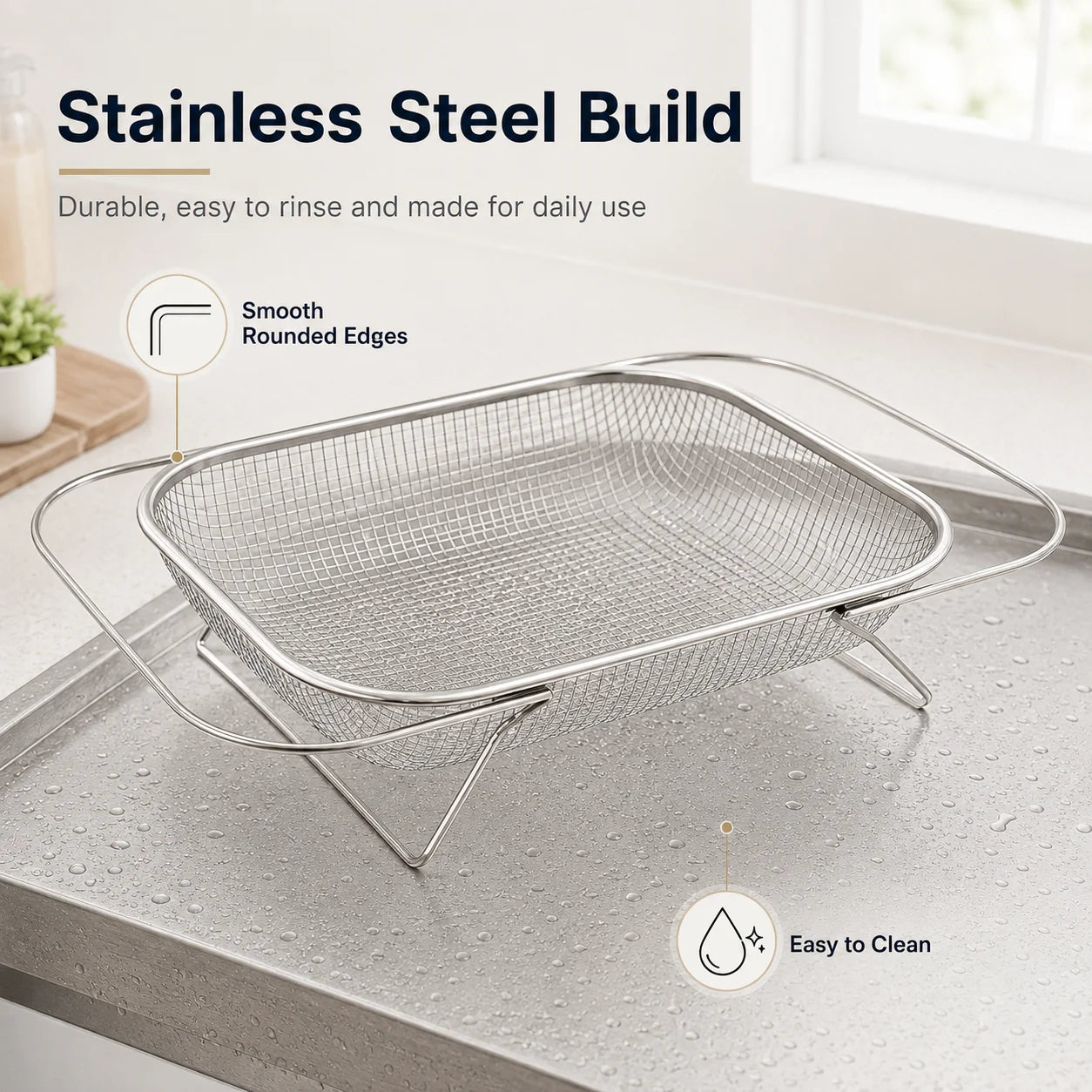 SinkMate – Expandable Over-the-Sink Strainer Basket
