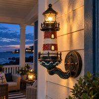 HarborLume – Vintage Coastal Lighthouse Wall Light