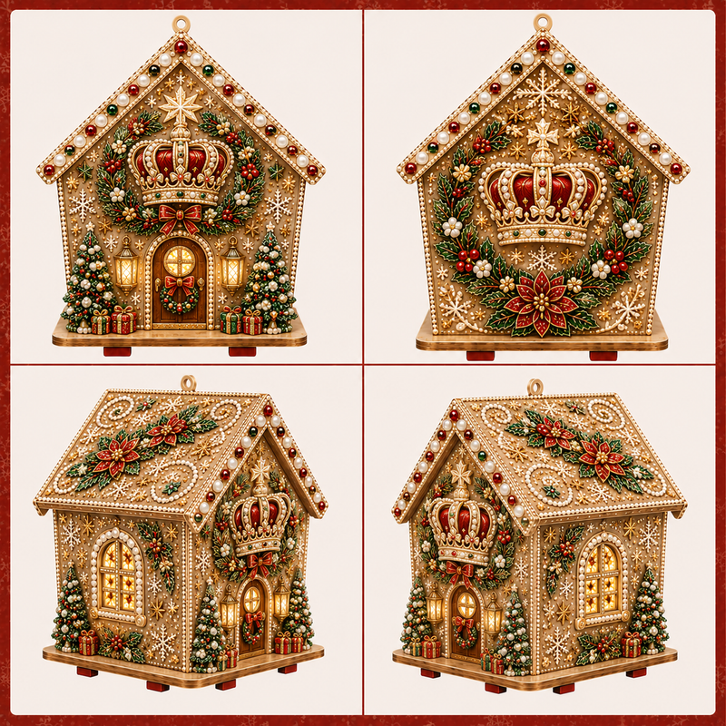 MerryCottage – Sparkling Christmas Diamond Art House