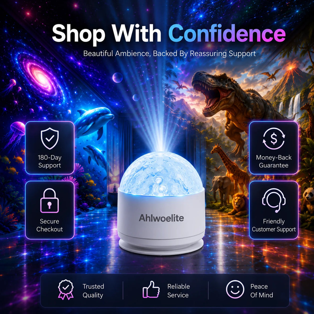 DreamNebula – Immersive 5D Ambient Night Projector