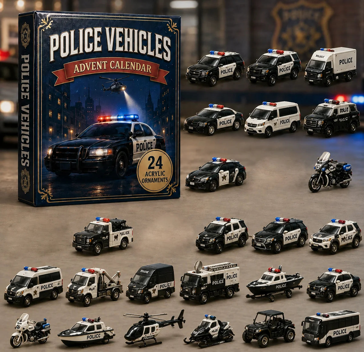 PoliceFleet – 24-Day Mystery Vehicle Advent Calendar