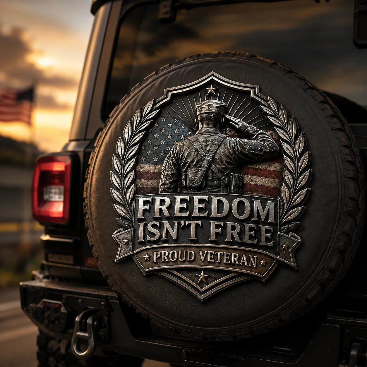 PatriotDrive – “Freedom Isn’t Free” Vehicle Emblem