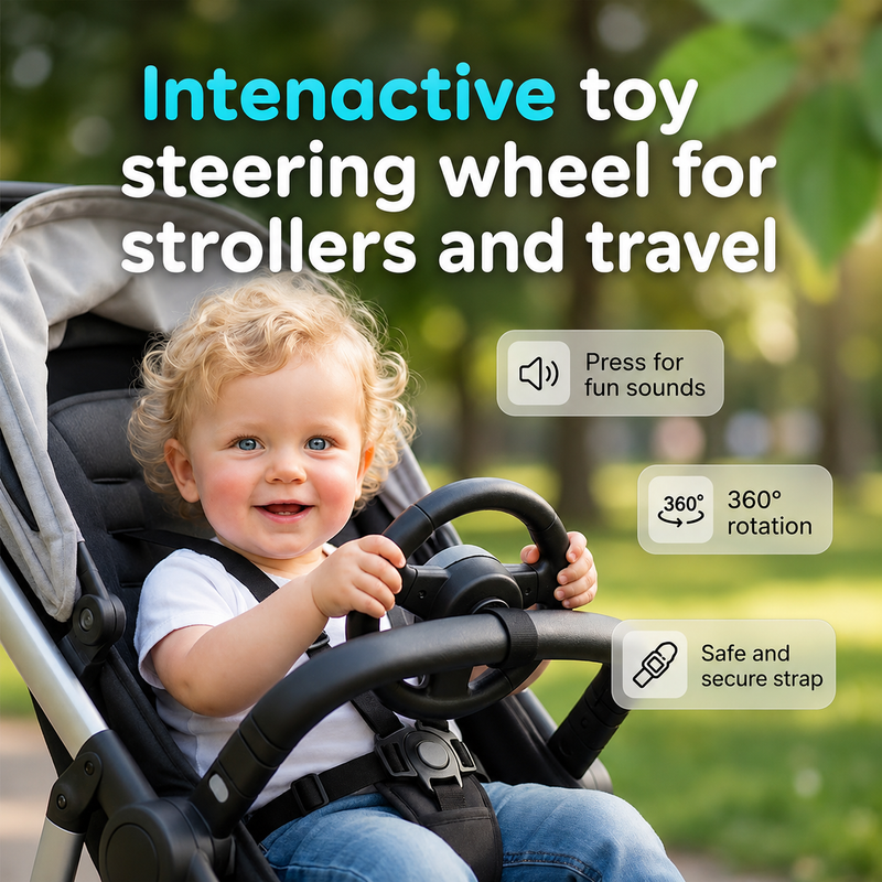 TinyDriver – Stroller Steering Wheel Toy