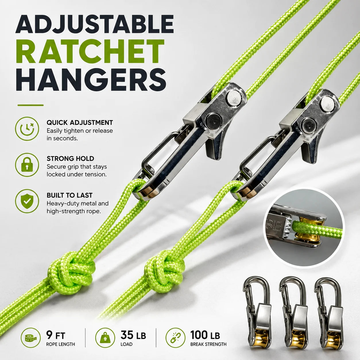 TrailLock – Quick Lock Camping Tie-Down Rope