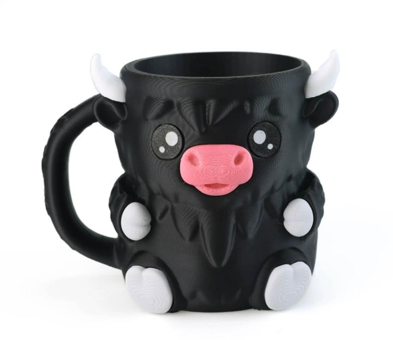 CozyScoop – Highland Cow Dessert Mug Cup