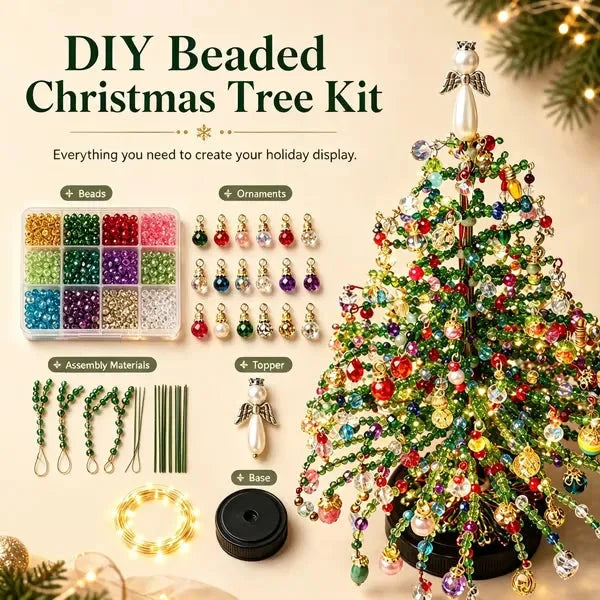 FestiveBeads – DIY Mini Christmas Tree Kit