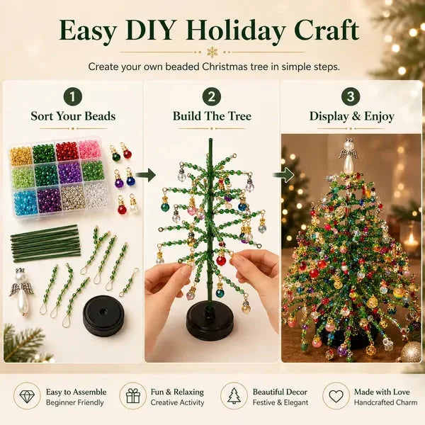 FestiveBeads – DIY Mini Christmas Tree Kit