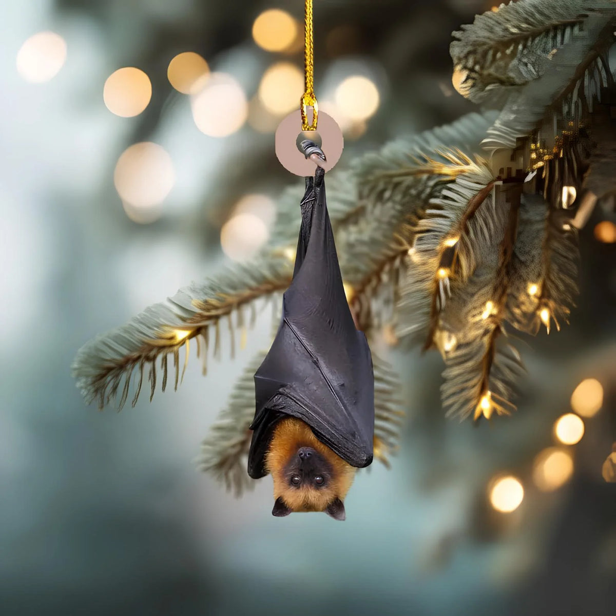 GothicWing – Hanging Bat Holiday Ornament