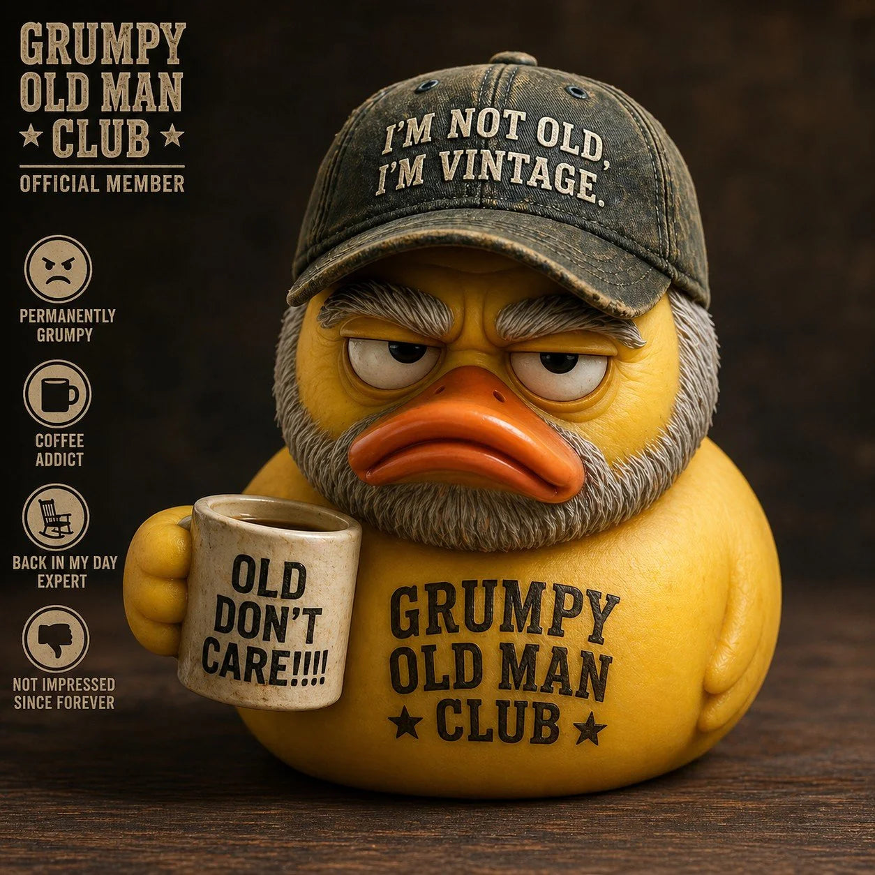 GrumpQuack – Old Man Club Duck