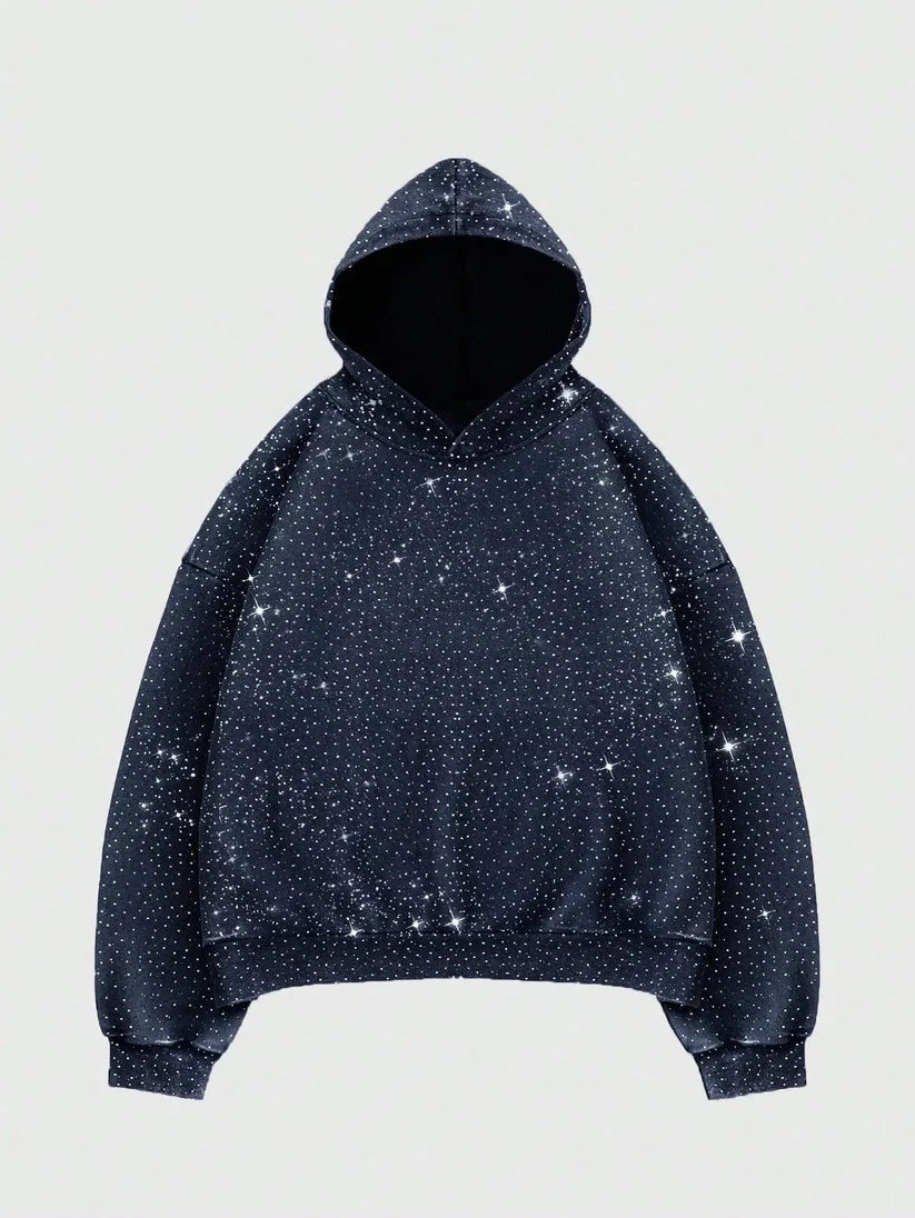 SparkleWear – Glitter Long Sleeve Hoodie