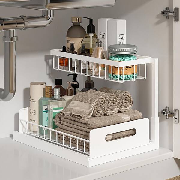 SinkStack – 2-Tier Pull-Out Under Sink Organizer