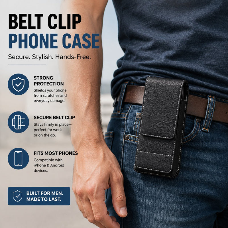 GripGuard – Magnetic Belt Phone Holder