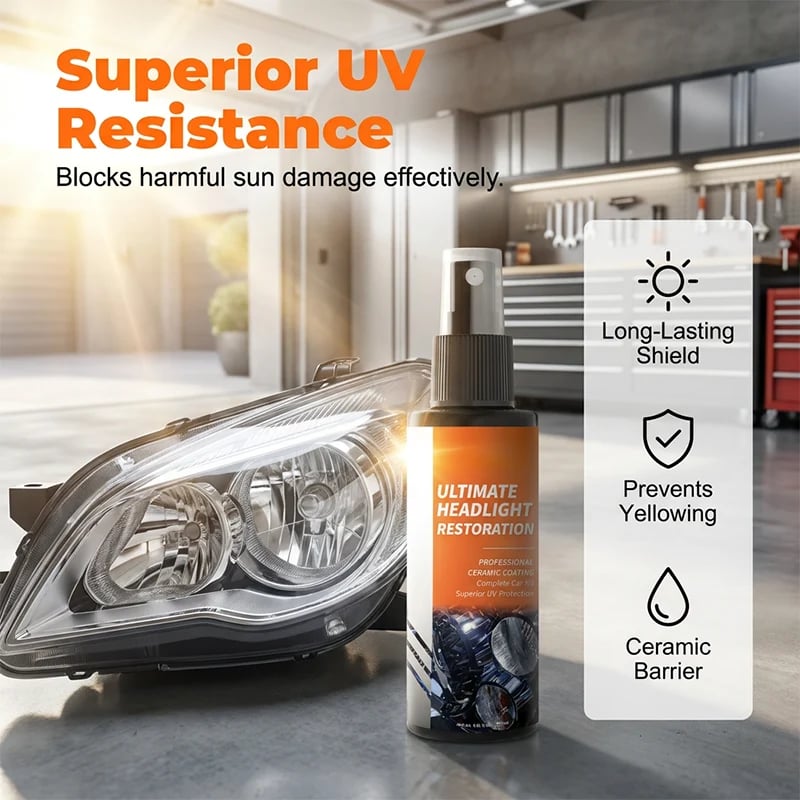 ClearVanta – Professional Headlight Restoration Spray Kit