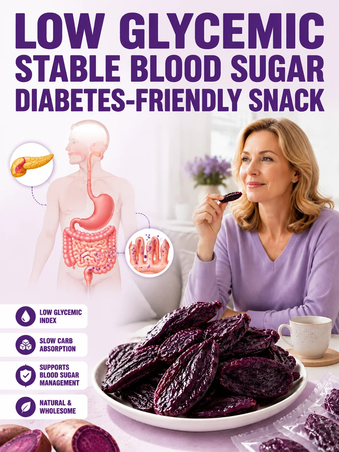 VioletCrunch – Purple Sweet Potato Snack