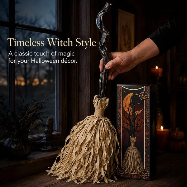 WitchGlide – Animated Moving Halloween Witch Broom