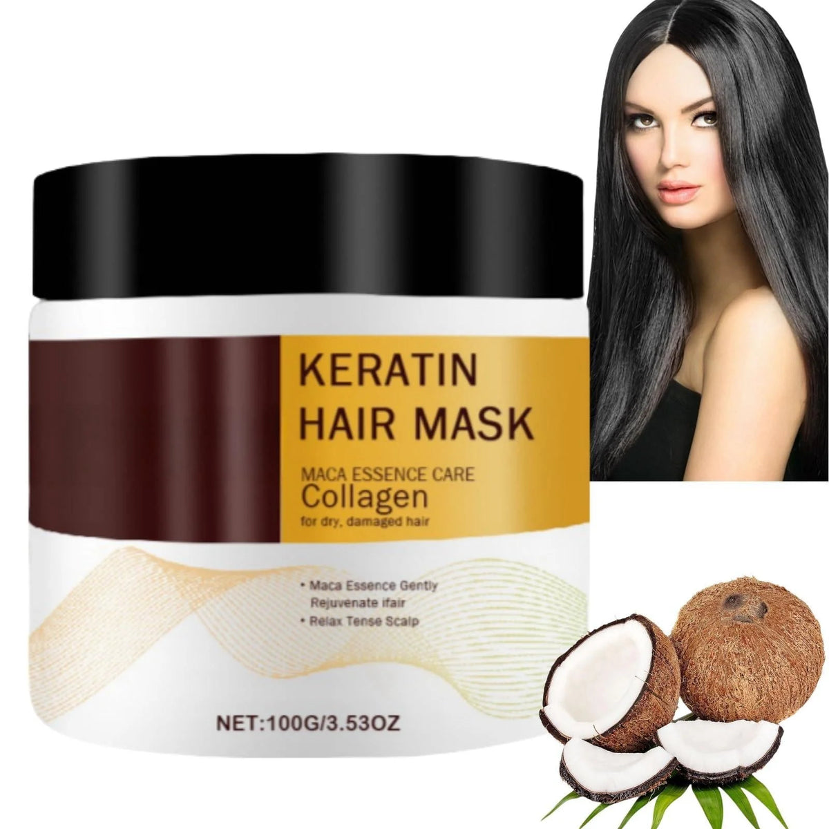GlowStrand – Herbal Collagen Hair Conditioning Mask