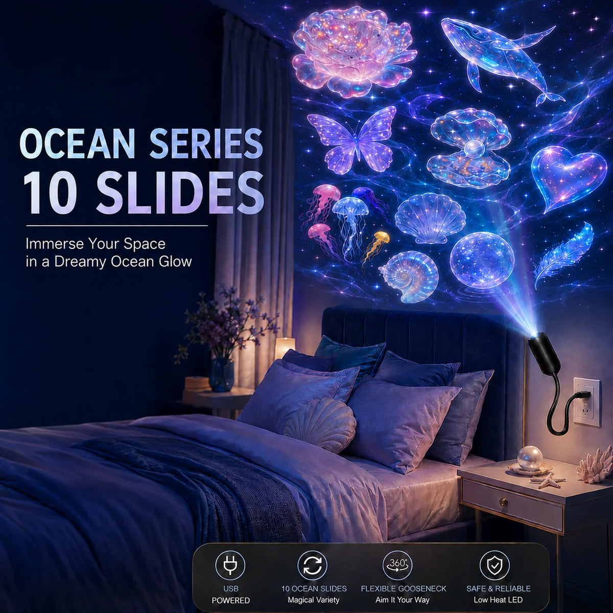 GlowMerry – HD Christmas Scene Projector