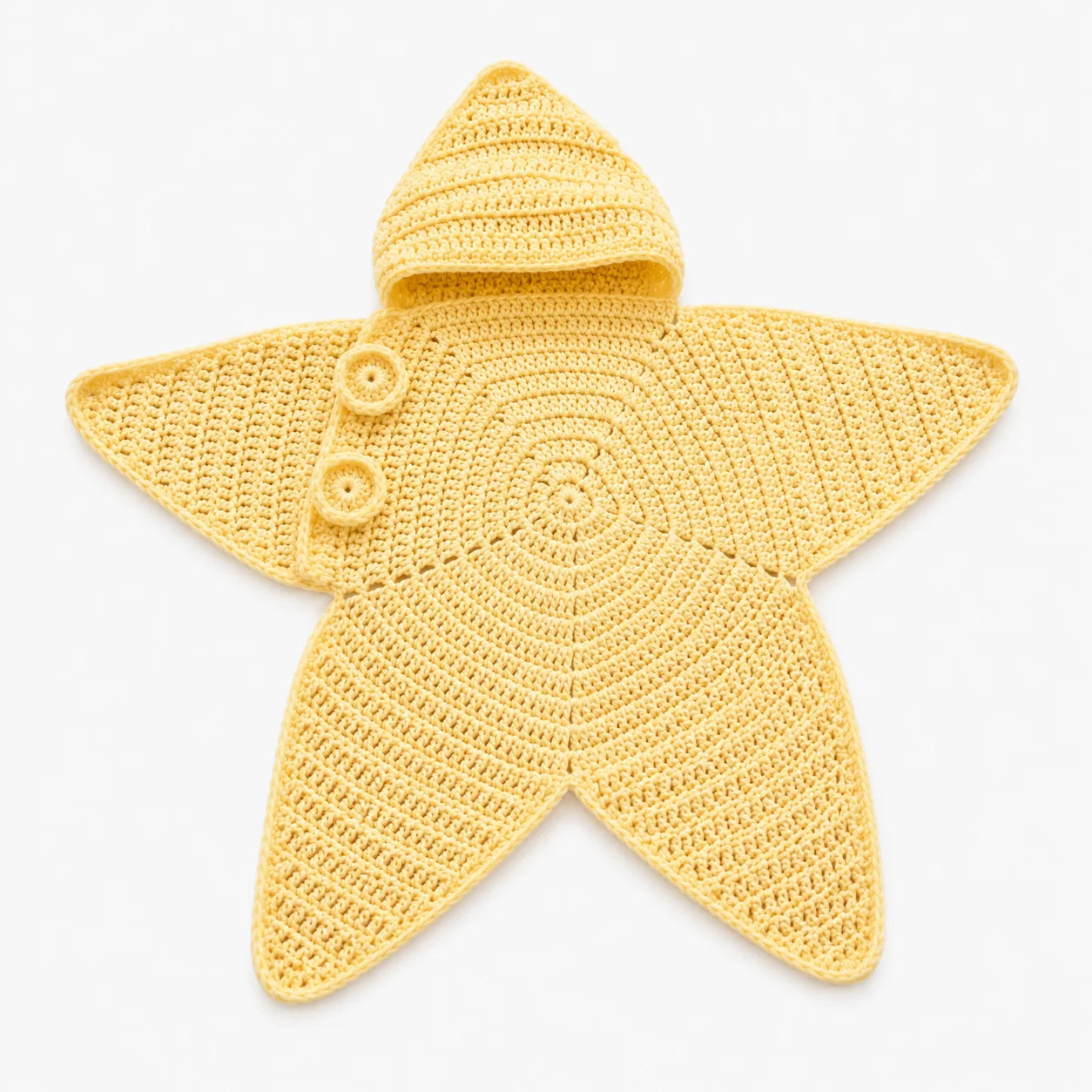 LittleLuna – Hooded Crochet Baby Comfort Blanket