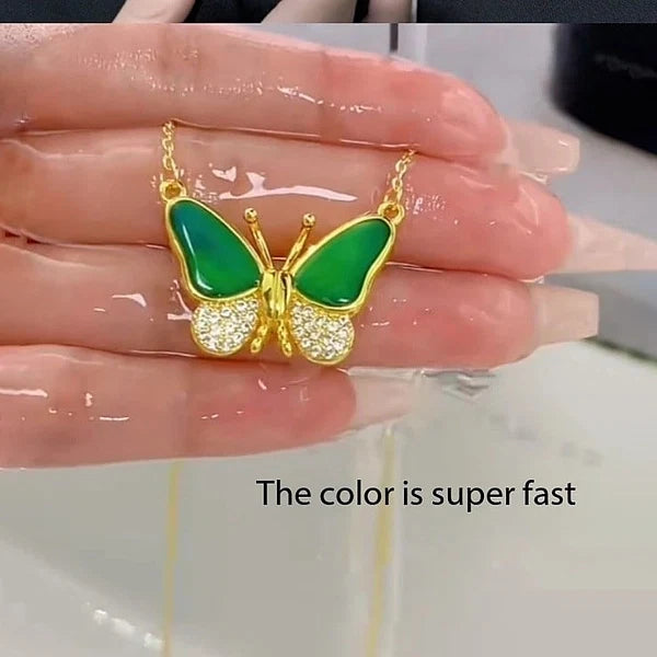 ButterGlow – Heat-Reactive Butterfly Necklace