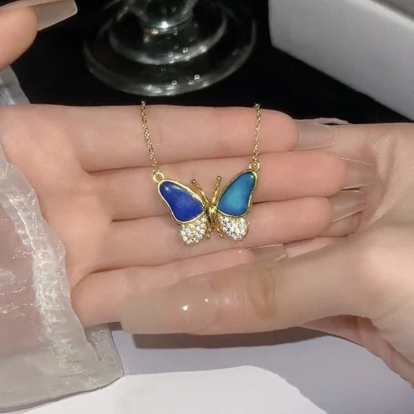 ButterGlow – Heat-Reactive Butterfly Necklace
