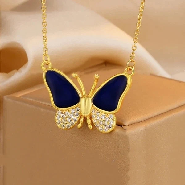 ButterGlow – Heat-Reactive Butterfly Necklace