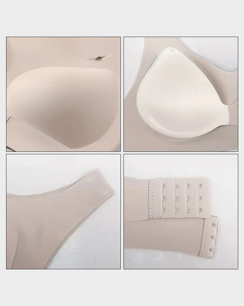 PostureEase – Front Closure Cross-Back Support Bra