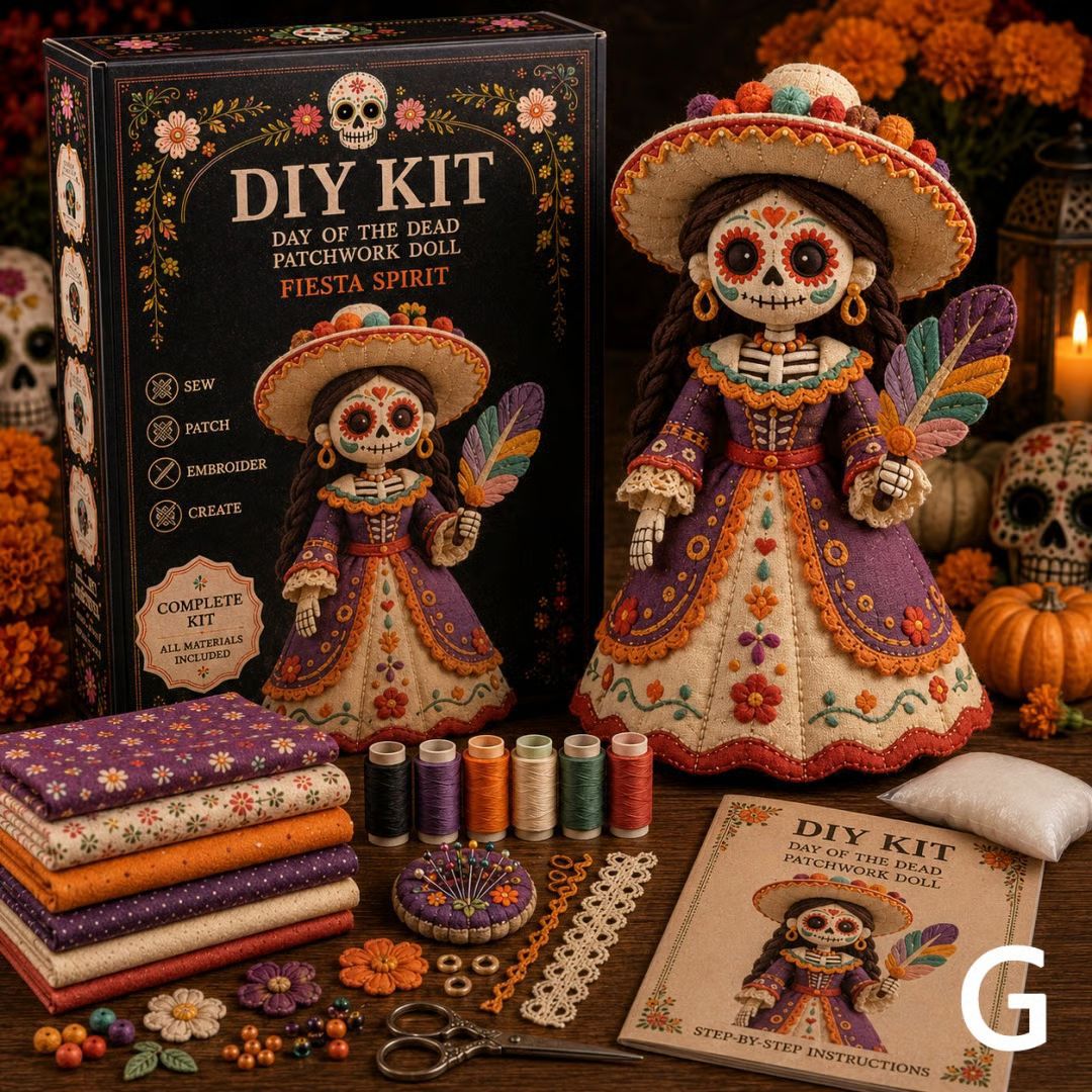 CatrinaCraft – Day of the Dead DIY Doll Kit