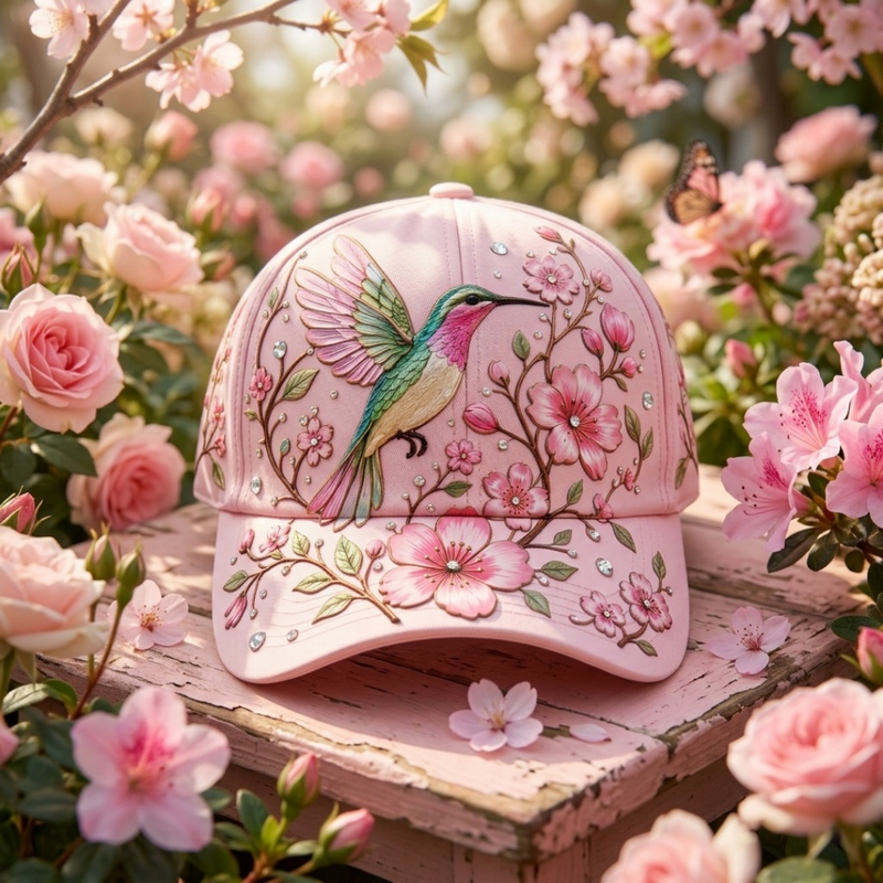 BloomPerch – Hummingbird Garden Feeding Hat