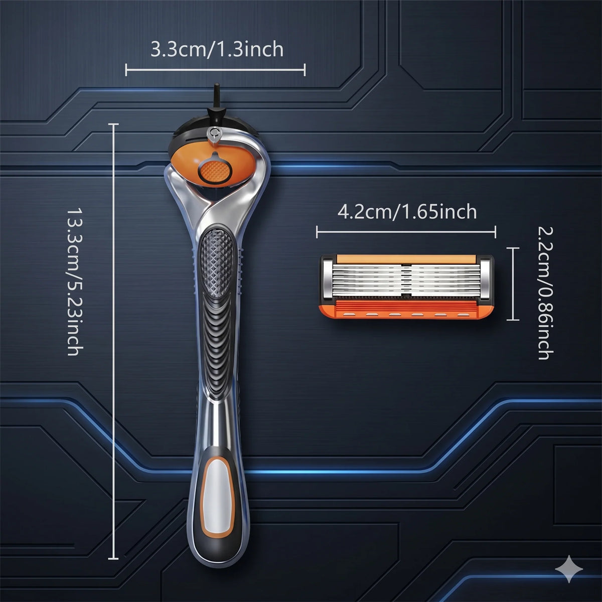 RazorFlow – Precision Stainless Steel Shaving Kit