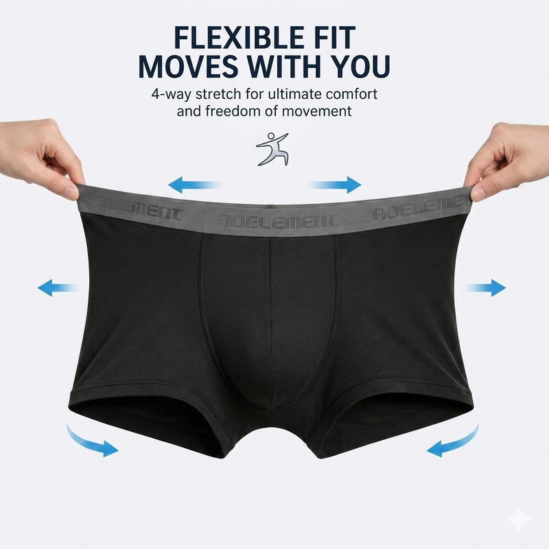 FreshCore – Breathable Ice Silk Support Trunks