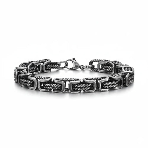 SteelForge – 316L Braided Stainless Steel Bracelet