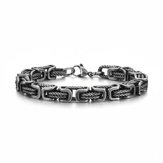 SteelForge – 316L Braided Stainless Steel Bracelet