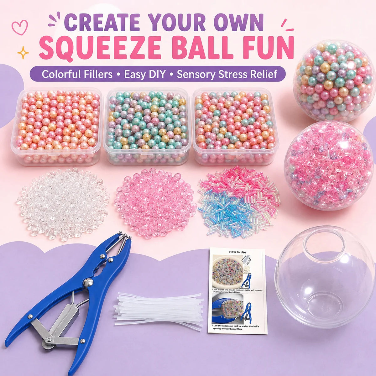SquishOra – DIY Anti-Stress Squishy Ball Craft Kit